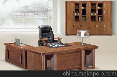 武汉实木班台BT0005 高端定制，品质办公的卓越之选